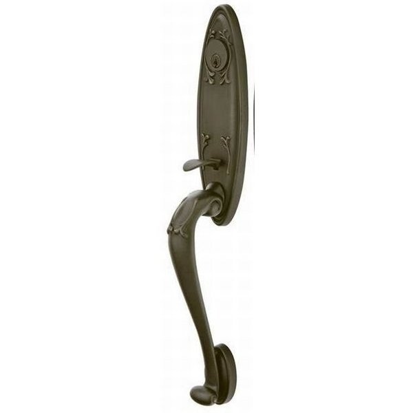 Medium Bronze Handleset 472112OCLMBRH, EMTEK, Mfr# 472112OCLMBRH